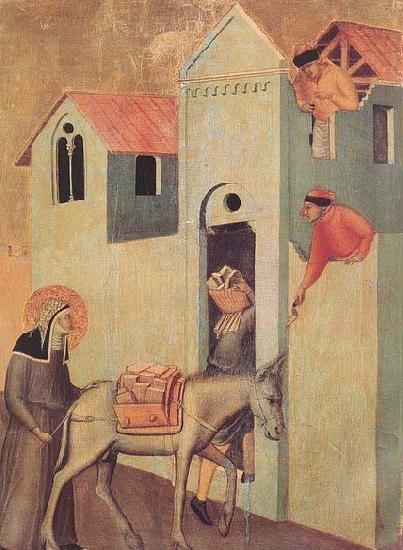 Pietro Lorenzetti Beata Umilta Transport Bricks to the Monastery Germany oil painting art